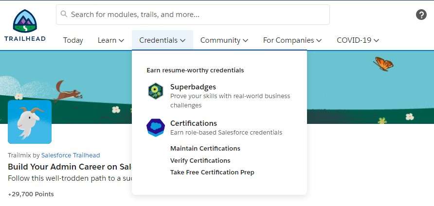 Trailhead Interface Trailhead Interface
