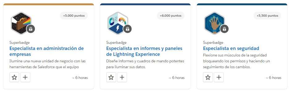 Interfaz de Trailhead Interfaz de Trailhead