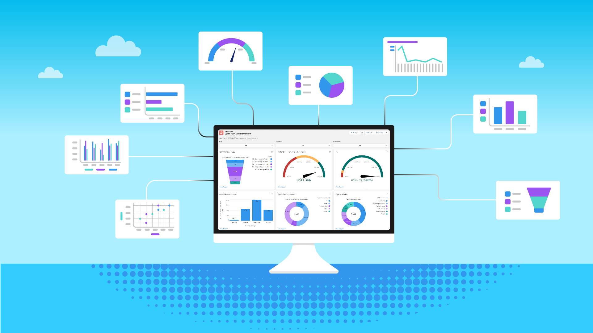 Creating reports in Salesforce-header
