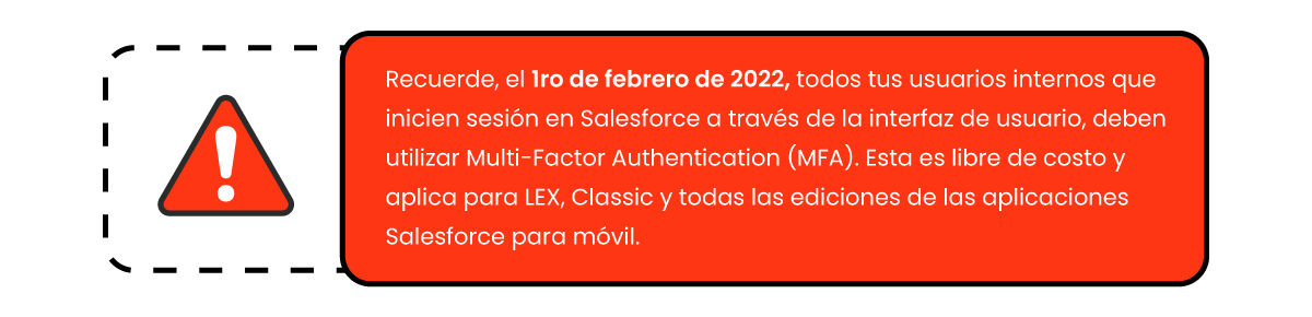 MFA - Recordatorio MFA - Recordatorio