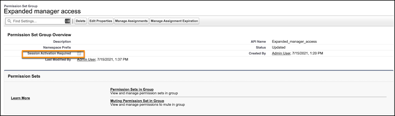 Permission Set Groups Permission Set Groups