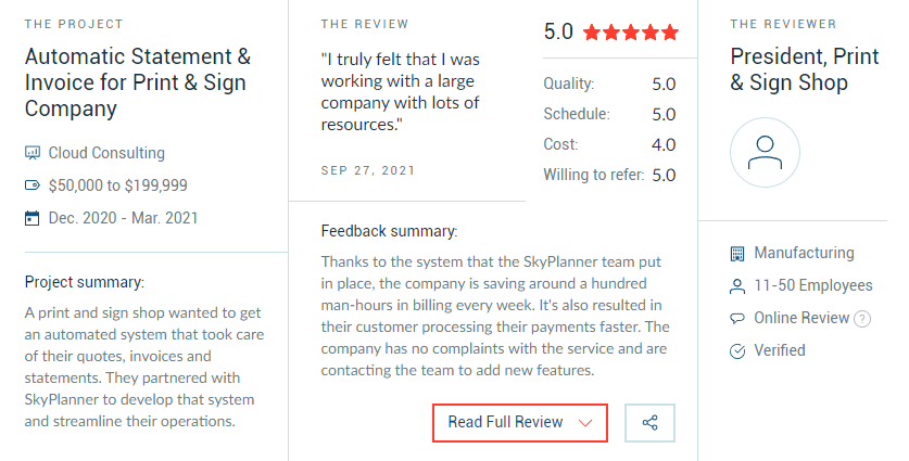 Review about SkyPlanner Review about SkyPlanner