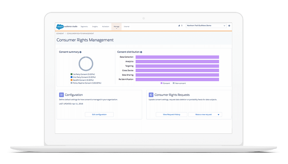 Salesforce Audience Studio - Consumer Rights Management Salesforce Audience Studio - Consumer Rights Management