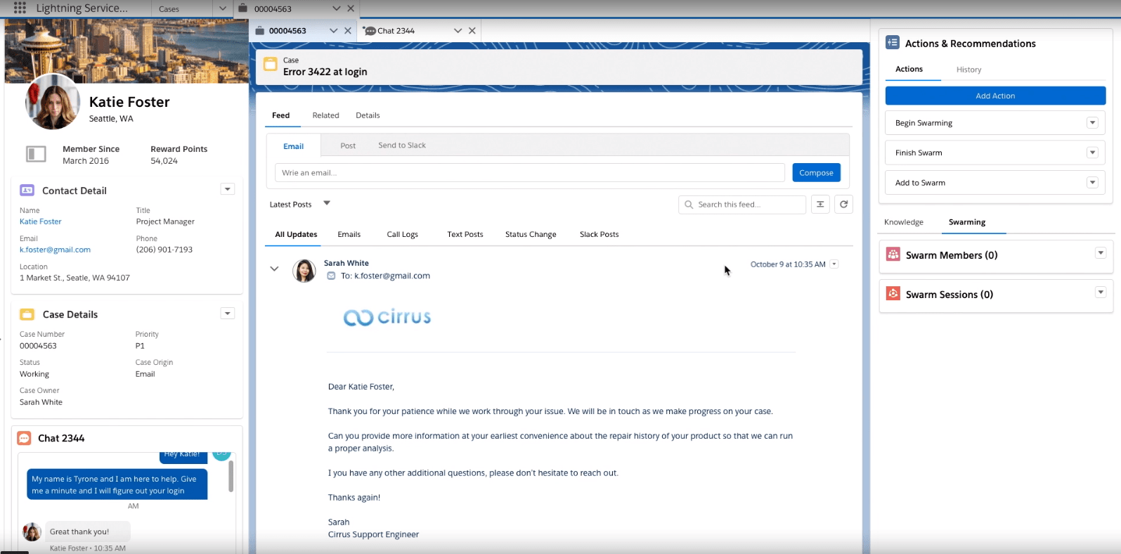 Service Cloud - Case Management Service Cloud - Case Management