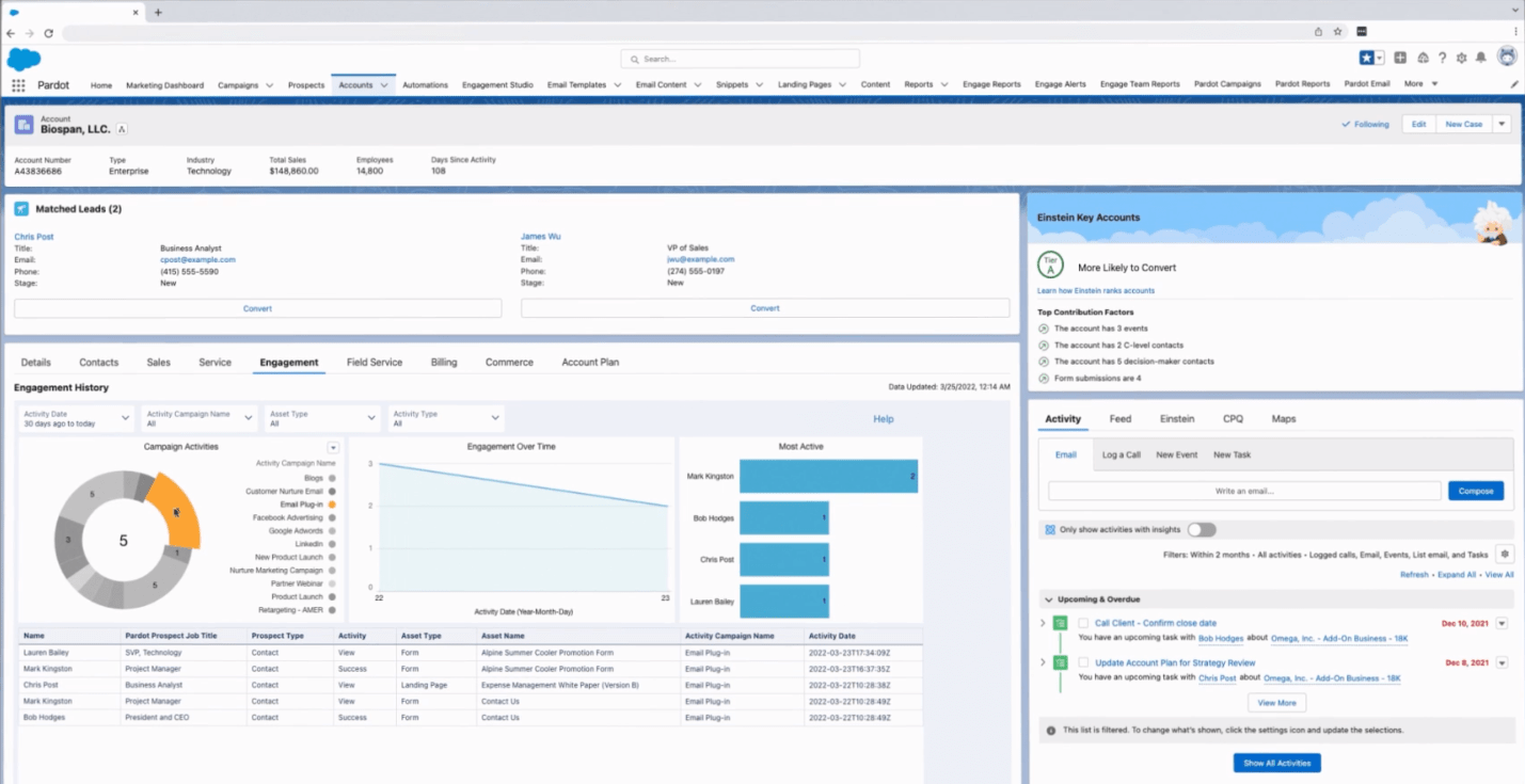 Marketing Cloud Account Engagement - Interface - 3 Marketing Cloud Account Engagement - Interface - 3